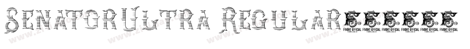 SenatorUltra Regular字体转换